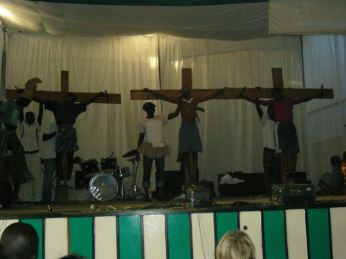 Easter play in Quelimane
